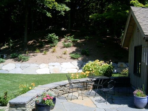 newly installed paver patio